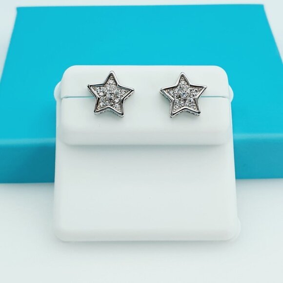 925 Sterling Silver CZ Beautiful Earrings for Women, 1USPAR4205 - Picture 4 of 10